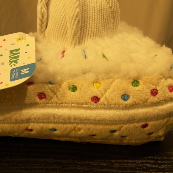 Bark Funfuzzi Cake Dog Toy - White and Multicolor - Picture 3 of 6